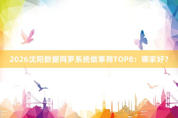 2026沈阳数据网罗系统做事商TOP8：哪家好？